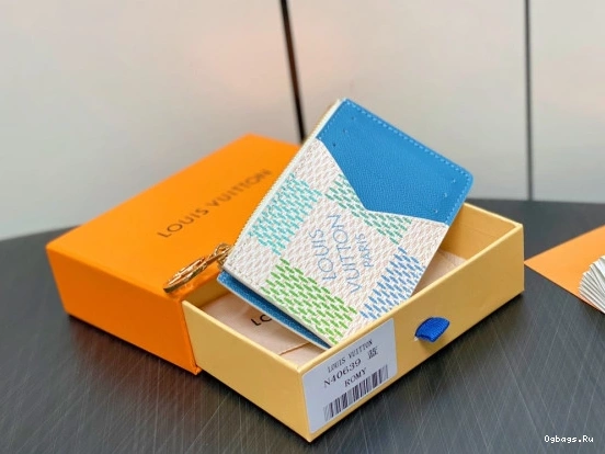 VUITTON LOUIS Holder-12*8*0.8cm Romy Card 0402